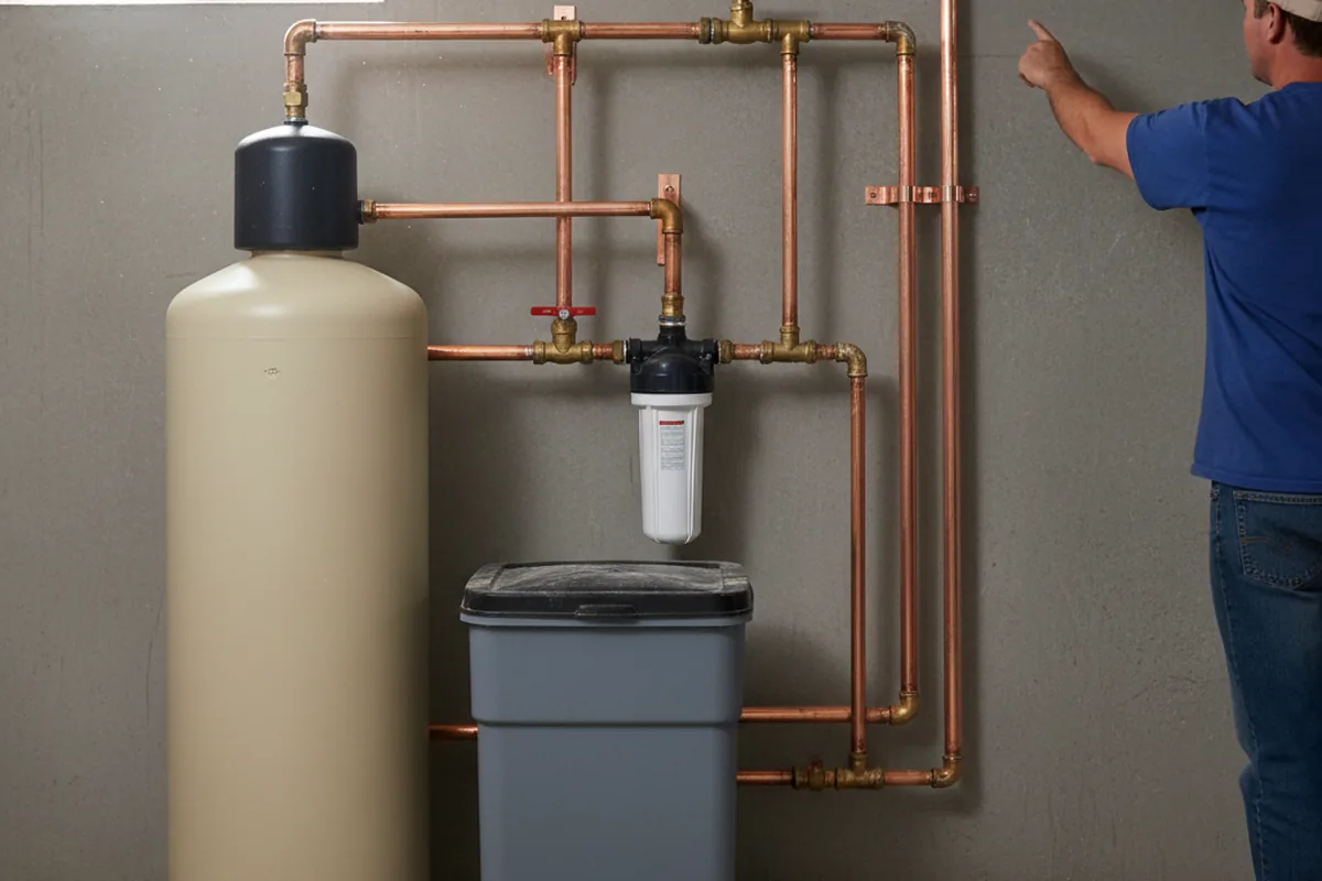 Whole-house water treatment system installed in Gorham